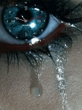 cry eye girl