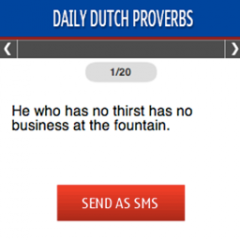 Daily Dutch Proverbs S40