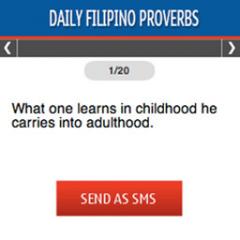 Daily Filipino Proverbs S40