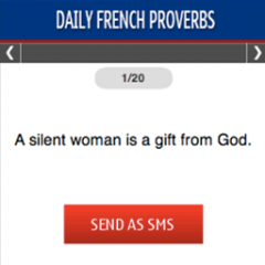 Daily French Proverbs S40