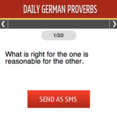 Daily German Proverbs S40