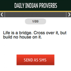 Daily Indian Proverbs S40