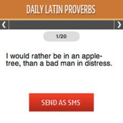 Daily Latin Proverbs S40