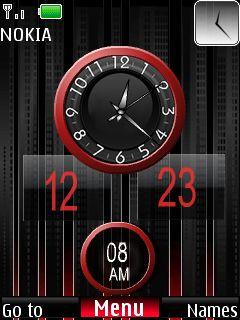 Dual Clock W Icons