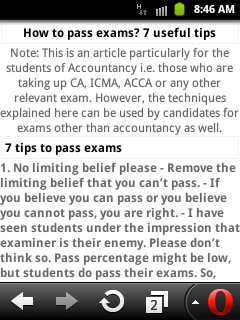 Exam Pass Tips