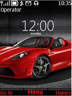 Ferrari Clock