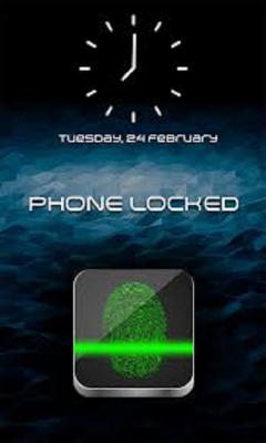 Fingerprint Lock Screen secured