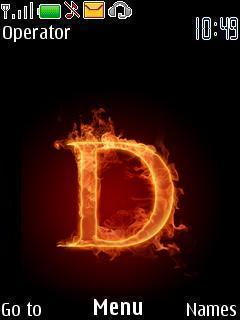 Fire Letter D