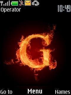 Fire Letter G