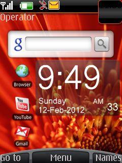 Google Style Clock