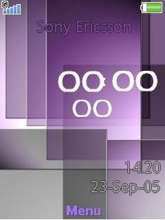 Grey-purple Clock
