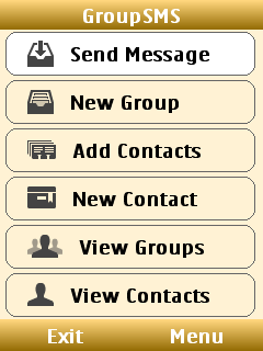 Group SMS App
