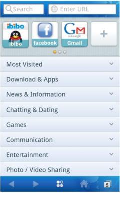 ibibo iBrowser for Symbian