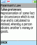 Poorman's Law Dictionary