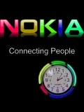 NOKIA animated color clock