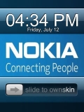 Nokia Clock blue style