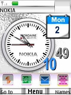Nokia Clock W Icons
