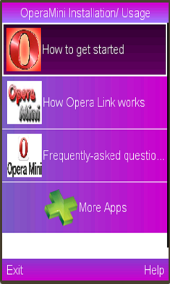 OperaMini Installation/ Usage
