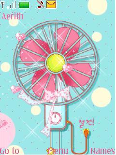 Pink Fan Animated