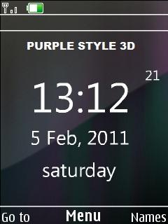 Purple Style 3d