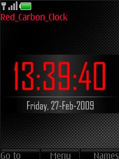 Red Carbon Clock