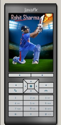 Rohit Sharma Fan App for Java Phones