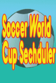 Soccer World Cup Scheduler