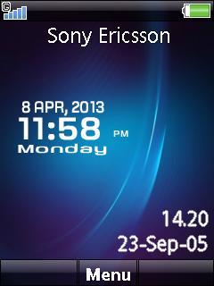 Sony Abstract Clock