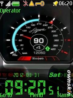 Speed Digital Clock