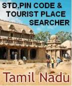 std pin code and tourist place searcher  tn