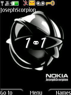 Swf Black Nokia Clok