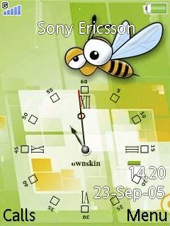 Swf Cute Bee Clock
