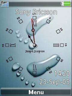 Swf Water Fots Clock