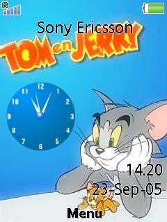 Tom And Jerry Clock