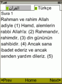 Turkish Quran on biNu