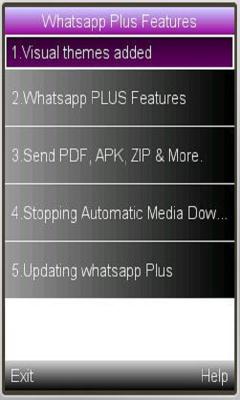 Whatsup plus features