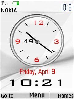 White Analog Clock