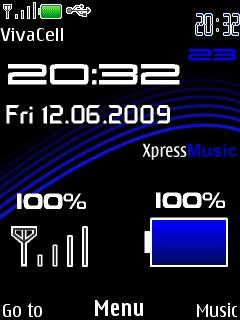Xpress Music Blue